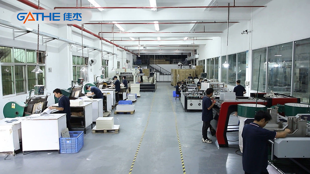 Shenzhen Gathe Printing línea de producción del fabricante