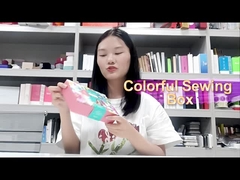 Empaquetado de papel de costura colorido de la caja de regalo