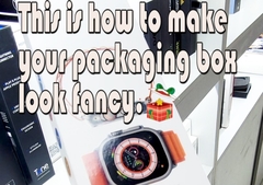 Producto personalizado OEM Caja de embalaje electrónica caja de visualización con ampolla