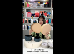 Impresión personalizada de cajas de papel rígido para té y café