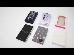 Caja de embalaje de la caja del teléfono móvil con colgador y tamaño personalizado Acceptado accesorios de PVC