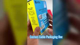 Caja de embalaje de cable USB C personalizada