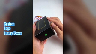 Cajas de regalo de lujo con logotipo personalizado, cierre magnético plegable