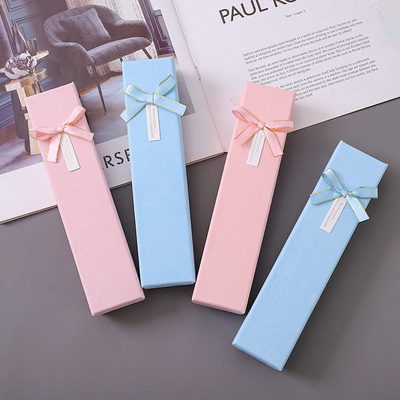 Gratuito collar de anillo joyería caja de regalo de papel de terciopelo joyería de alta gama caja de cuero PU
