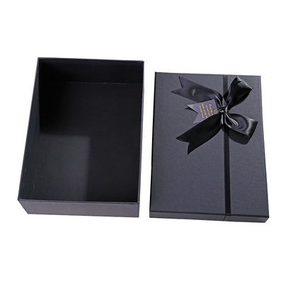 Cajas negras de empaquetado del diseño de la caja del regalo a granel de la cartulina del ODM actuales para el perfume de la barra de labios