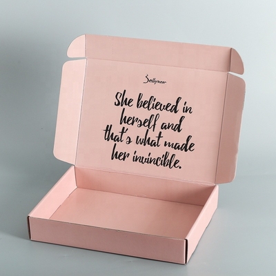 quality Envío personalizado Cajas de regalo corrugadas Cajas de embalaje de cartón corrugado de colores factory