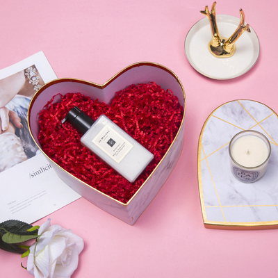 Caja en forma de corazón del chocolate del amor biodegradable de la cartulina para el día de tarjetas del día de San Valentín de la Navidad