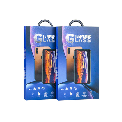 Protector plástico de papel de la pantalla de GATHE que empaqueta la caja de embalaje de cristal moderada Matte Laminated