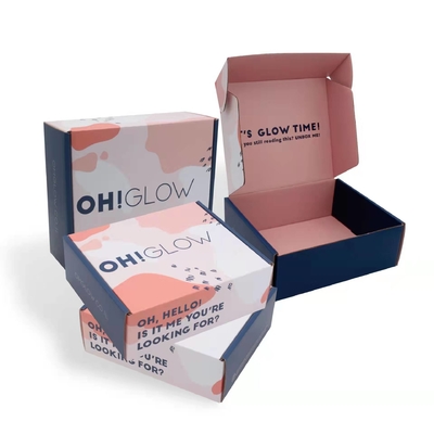 Envío amistoso de la caja del anuncio publicitario de la cartulina 8x8x3 de Eco que empaqueta para los zapatos de la ropa