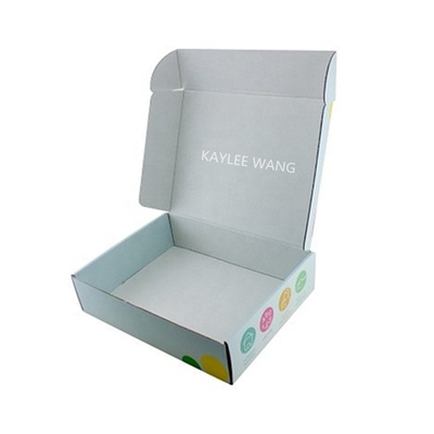 ODM de cartón duradero de color blanco sencillo cajas de correo de ropa de embalaje para sombrero vestido zapatos
