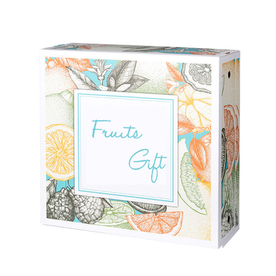 Cajas de empaquetado de empaquetado acanaladas 3Layer de la fruta y verdura de la caja de regalo de Takeway Apple