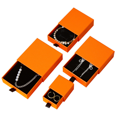 Joyería de lujo Collar Brazalete Orecillos Anillo Caja de cajón Caja de almacenamiento de joyas