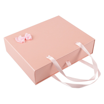 Impresión de pantalla de seda portátil modificada para requisitos particulares de la caja del cajón de la cinta de la caja de embalaje del regalo