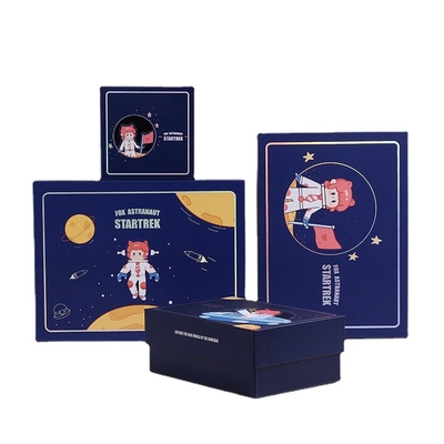 Caja de empaquetado del regalo colorido de los cosméticos de Recycable de la caja de regalo de Star Trek del rectángulo