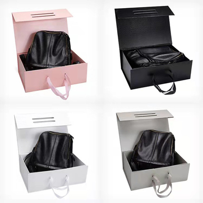 Caja de regalo de papel especial de la peluca del plegamiento de regalo del punto de encargo al por mayor de la caja