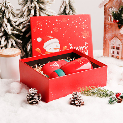 Caja de empaquetado del regalo de la cartulina del OEM para la Nochebuena del caramelo de Halloween