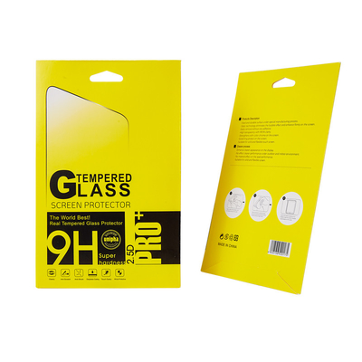Guardia modificado para requisitos particulares Packaging Paper Box de la pantalla para la película de cristal moderada