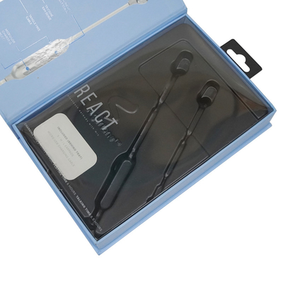 La caja de empaquetado del auricular del papel del OEM con ULTRAVIOLETA cualquier tamaño está disponible