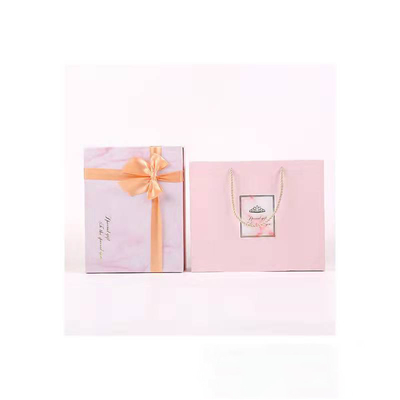 Caja de empaquetado del regalo de mármol rosado de la cartulina para la tapa del maquillaje del sujetador de la ropa interior