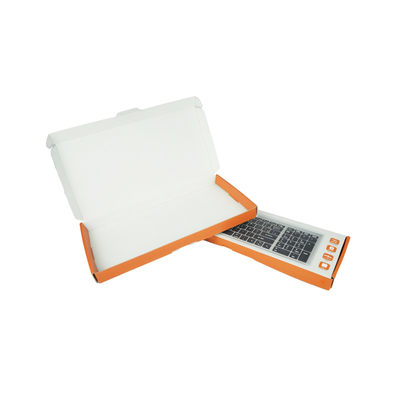 Teclado de logotipo personalizado biodegradable Mailer de envío grande Cajas de papel Kraft para electrónica Caja de embalaje