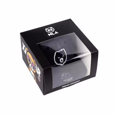 Logotipo personalizado Caja de cartón plegable Niños Niños Juguetes Embalaje Caja de regalo Cajas de papel con ventana de PVC