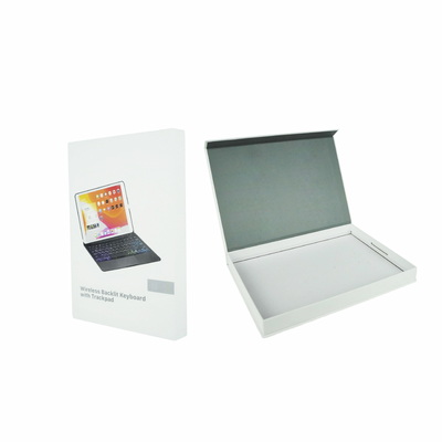 Logotipo OEM Impreso Embalaje de papel de lujo Caja de regalo para Ipad Accesorios de tabletas teclado inalámbrico