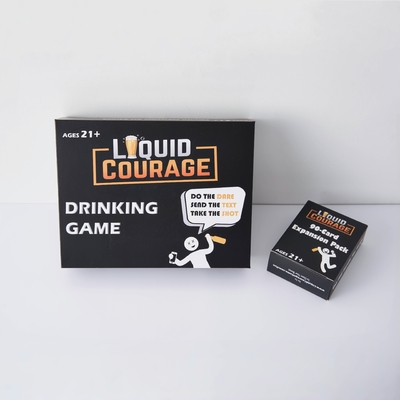 Caja de embalaje de tarjetas de juego Impresión de logotipo personalizado Caja de regalo para beber Gam