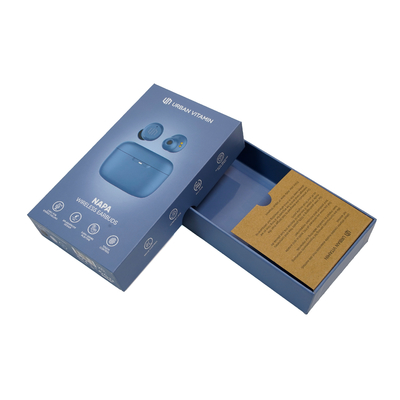 Cajas de embalaje de cartón de impresión de lujo Cajas de regalo de auriculares Bluetooth inalámbricos con cable