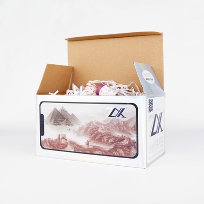 Embalaje de cajas de regalo de Navidad de cartón corrugado personalizado para pequeñas empresas