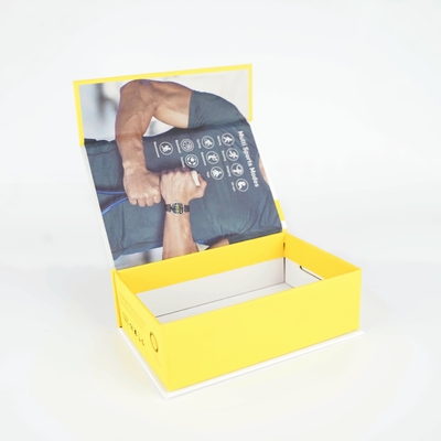 Logotipo personalizado Caja de embalaje de regalo de cartón rígido magnético Caja de embalaje electrónico para reloj