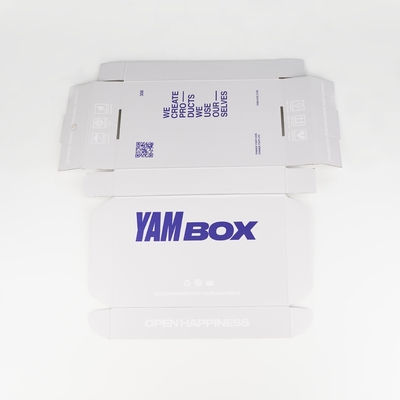 Caja de logotipo personalizada Embalaje de productos de ropa Cajas de avión corrugadas plegables
