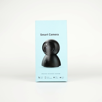 Caja de papel plegable reciclable personalizada para cámaras de seguridad para el hogar