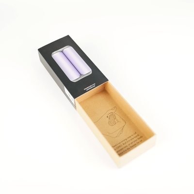 Luxo Pequeña caja corredera de perfumes cajón embalaje Banda de relojes caja regalo para productos electrónicos inteligentes