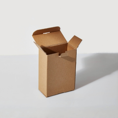 Papel Kraft personalizado reciclable de dos extremos de embalaje de tuck caja corrugada para envío