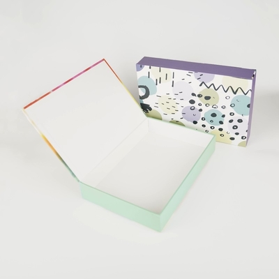 Caja de papel de almacenamiento de ropa reciclable y personalizada para impresión de colores Envases de regalos