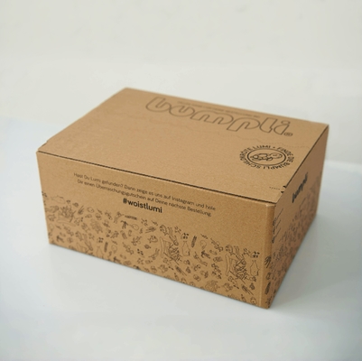 Caja de cartón con cremallera, caja de envío de ropa de costumbre.