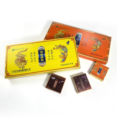 Embalaje de papel de cigarro de oro impreso a medida caja de cigarrillos rectangulares caja de cigarrillos regalo