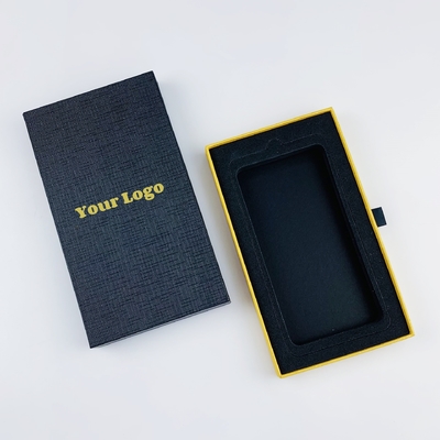 Venta al por mayor Cajas de papel de lujo cajas corredizas personalizadas de espuma de eva caja telefónica Embalaje con su propio logotipo