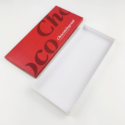 Caja de embalaje de chocolate de lujo Impresión UV Logotipo personalizado Caja de regalo de embalaje para barra de chocolate