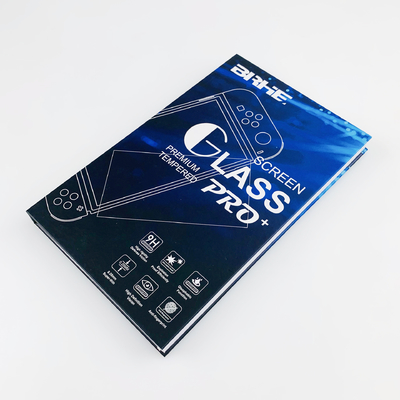 Logotipo personalizado Impresión Caja de papel Caja de embalaje Protector de pantalla de teléfono digital Cajas de embalaje para protector de pantalla
