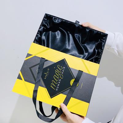 Cajas de embalaje con logotipo personalizado para extensiones de cabello y pelucas, cajas de regalo de lujo con cajón deslizante